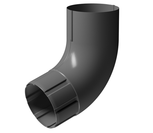 Колено 72° D90 Döcke STAL PREMIUM Графит, (RAL 7024) купить в Абакане