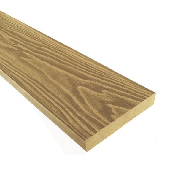 Террасная доска из ДПК Terrapol Смарт 3D Полнотелая без паза Дуб Севилья купить в Абакане