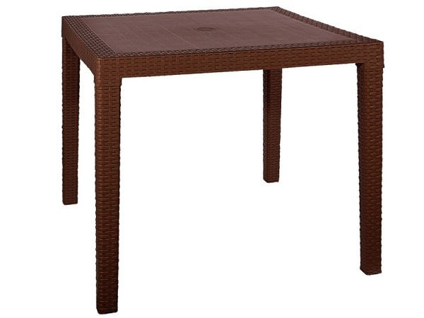 Стол квадратный FIJI Quatro Table Коричневый купить в Абакане