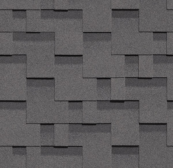 Гибкая черепица Docke, коллекция Тетрис – Серый купить в Абакане