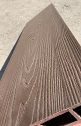 Доска  для грядок из ДПК Holzhof NauticPrime EstheticWood Венге, Глубокий эмбоссинг 225х30х2950