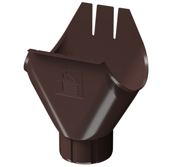 Воронка желоба D125 Döcke STAL PREMIUM Шоколад, (RAL 8019) купить в Абакане
