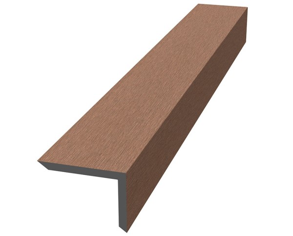 Уголок ДПК для террасной доски NauticPrime, 60x40x2900мм Кедр купить в Абакане