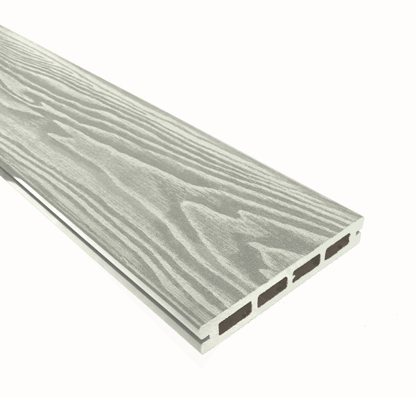 Террасная доска из ДПК Terrapol Смарт 3D Пустотелая с пазом Дуб беленый купить в Абакане