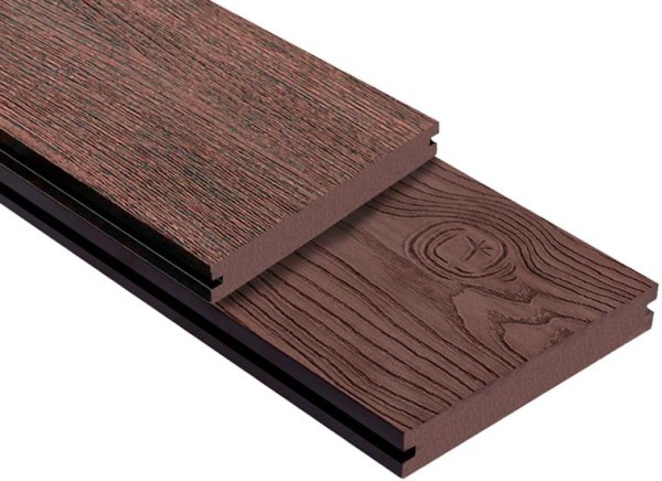 Террасная доска ДПК Outdoor 3D полнотелая STORM/OCEAN BROWN коричневая микс купить в Абакане