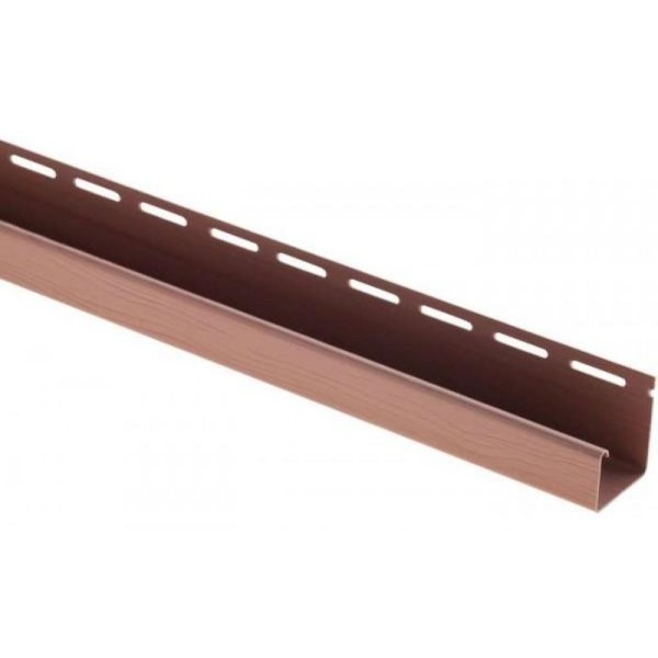 J-профиль Люкс Крашенный, T-15, ВН, Красно-коричневый купить в Абакане