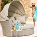 Диван-Трансформер AFINA плетеный из иск. ротанга AFM-325 Beige купить в Абакане