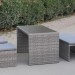 Диван-Трансформер AFINA плетеный из иск. ротанга S330G-W78 Grey купить в Абакане