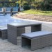Диван-Трансформер AFINA плетеный из иск. ротанга S330G-W78 Grey купить в Абакане