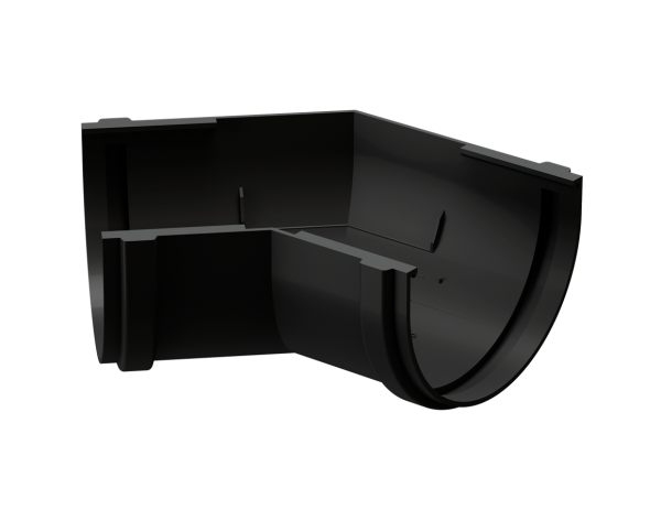 Угол желоба универсал 135˚ Docke Premium ПВХ - Карбон купить в Абакане