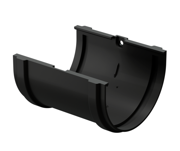 Соединитель желоба Docke Premium ПВХ - Карбон купить в Абакане