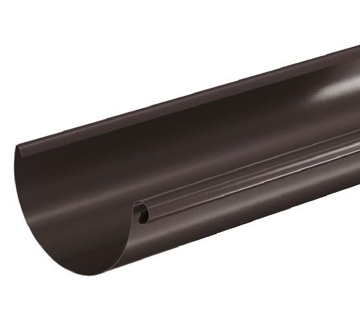 Водосток Aquasistem, система 125x90 - Водосточный желоб 3.00м RR 32 Тёмно Коричневый купить в Абакане