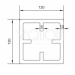 Столб SEQUOIA Evolution 3D WOOD GRAY купить в Абакане