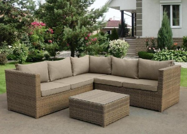 Комплект мебели AFINA плетеной из иск. ротанга YR825B Beige купить в Абакане