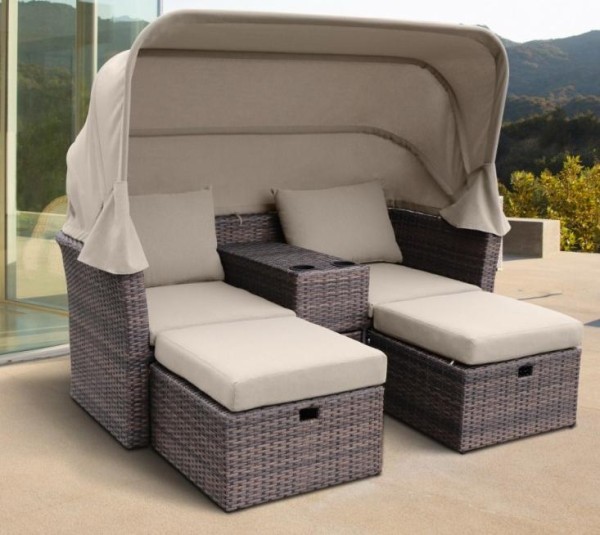 Комплект мебели AFINA плетеной из иск. ротанга AFM-330B Brown купить в Абакане