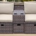Комплект мебели AFINA плетеной из иск. ротанга AFM-330B Brown купить в Абакане