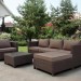 Комплект мебели AFINA плетеной из иск. ротанга YR821A Brown/Beige купить в Абакане
