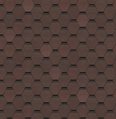 Гибкая черепица Docke, коллекция Шеффилд – Зрелый каштан