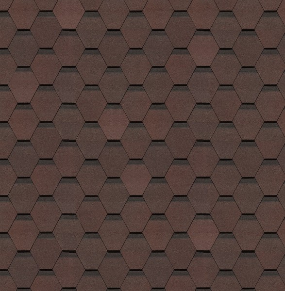 Гибкая черепица Docke, коллекция Шеффилд – Зрелый каштан купить в Абакане