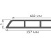Доска Ромбус 3D ДПК Outdoor STORM GREY серая микс купить в Абакане