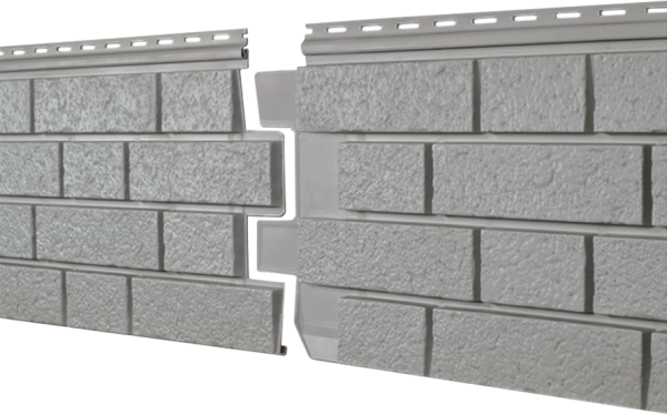 Фасадная панель Ю-пласт Стоун Хаус S-Lock Клинкер Нордик дым купить в Абакане