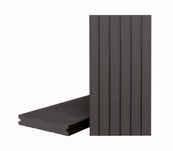 Террасная доска Классик Чёрное дерево (полнотелая с пазом) купить в Абакане