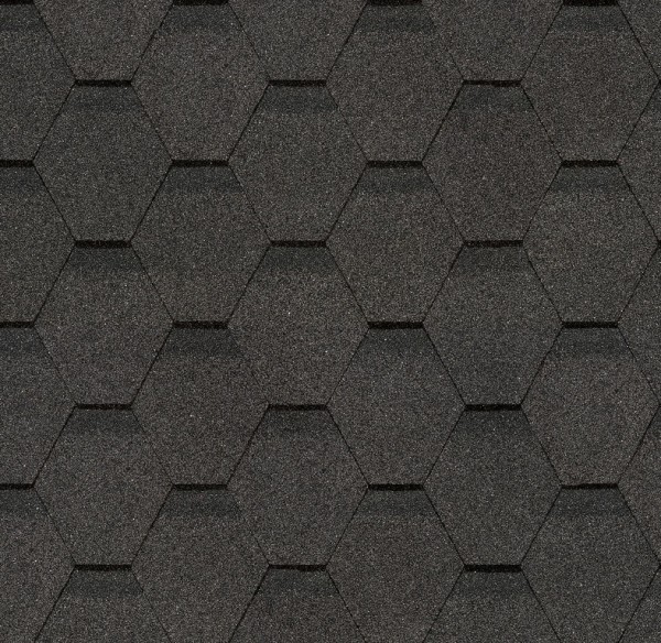 Гибкая черепица Docke, коллекция Шестигранник Серый купить в Абакане