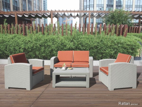 Уличные диваны и кресла коллекции Rattan Premium 4 купить в Абакане