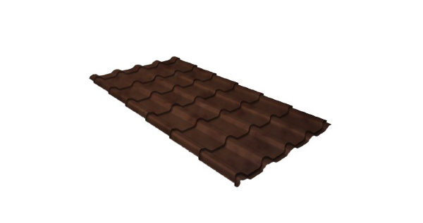 Металлочерепица камея 0,45 Safari Twincolor Brown купить в Абакане