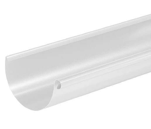 Водосток Aquasistem, система 125x90 - Водосточный желоб 3.00м RAL 9003 Белый купить в Абакане
