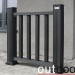 Ограждение из ДПК Outdoor Классик 3D STORM чёрный купить в Абакане