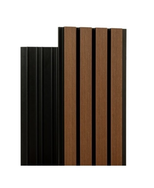 Фасадная реечная панель Ecodecking Скай коэкструзия 200х20х3000 Тик купить в Абакане