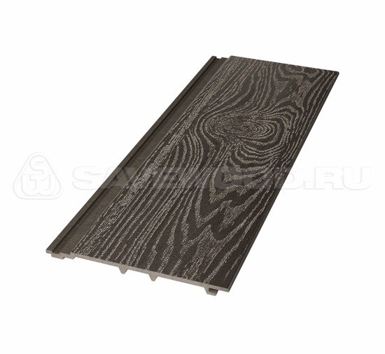 Сайдинг из дпк savewood sw-cedrus тангенциальный распил темно-коричневый купить в Абакане