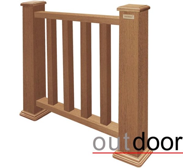 Ограждение из ДПК Outdoor Классик 3D STORM дуб купить в Абакане