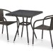 Комплект плетеной мебели AFINA из иск. ротанга T282BNT/Y137C-W53 Brown 2Pcs купить в Абакане