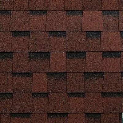 Двухслойная ламинированная черепица Shinglas, серия Фазенда – Красный купить в Абакане