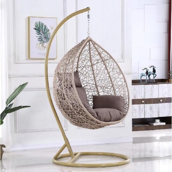 Кресло Подвесное из искусственного ротанга AFM-169A-LB Beige купить в Абакане