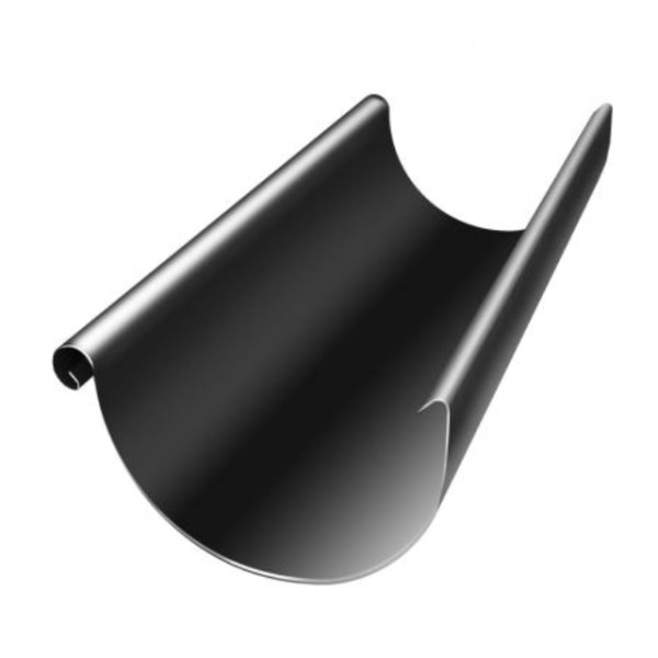 Водосток Grand Line 125x90 – Желоб 3м RAL 9005 купить в Абакане