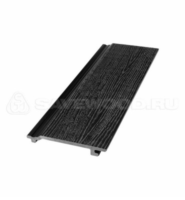 Сайдинг из дпк savewood sw-sorbus радиальный распил черный