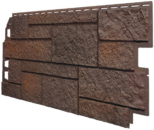 Фасадная панель VOX Sandstone (Сандстоун) темно коричневый купить в Абакане