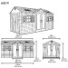 Сарай пластиковый LifeTime 15x8 DD купить в Абакане