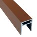 П-профиль Алюминиевый EasyDecking 35x25 Коричневый купить в Абакане