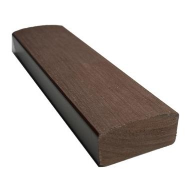 Лавочный брус Ecodecking Некст полнотелый брашированный 70х35 шоколад купить в Абакане