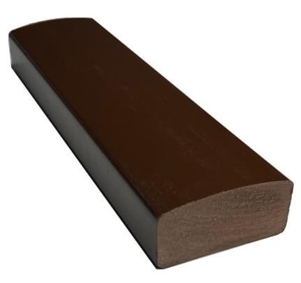 Лавочный брус Ecodecking Некст полнотелый глянцевый 70х35 шоколад купить в Абакане