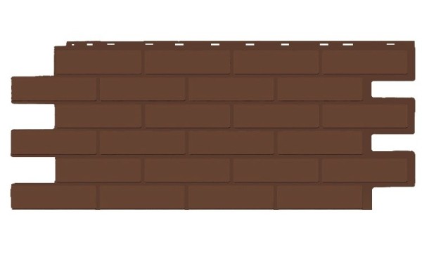 Фасадная панель T-Siding Кирпич Модерн Эко Браун купить в Абакане
