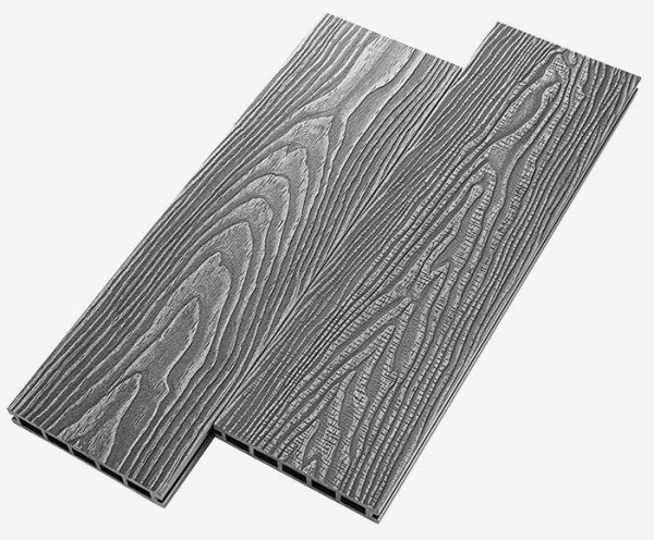Террасная доска из ДПК RusDecking Unodeck Vintage - Серый купить в Абакане