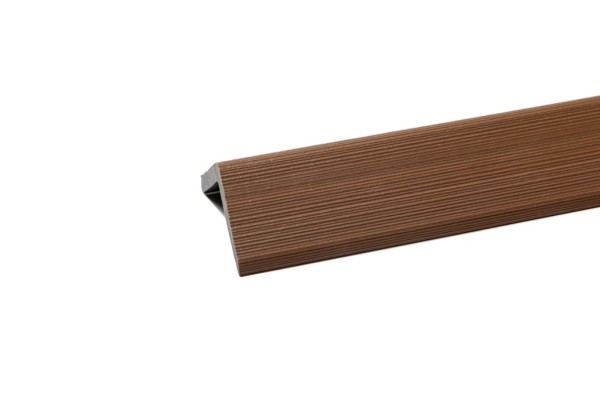 Уголок торцевой Ecodecking Скай коэкструзия 45х45х3000 Тик купить в Абакане