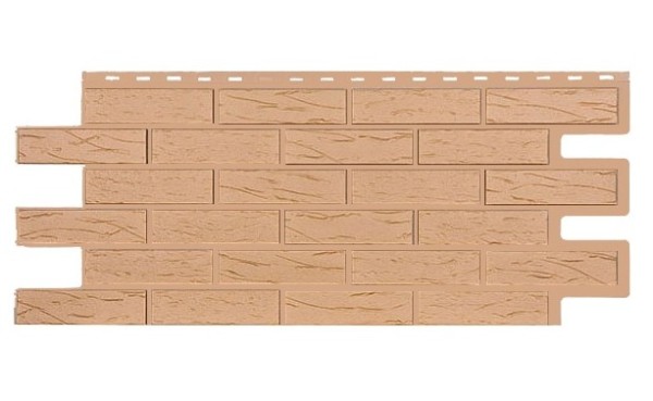 Фасадная панель T-Siding Кирпич Саман Эко Крем купить в Абакане